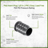 Poly Insert Plug 1/2 in.