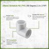 Sch 40 PVC 90 Degree Elbow 1 in. FIPT