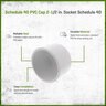 Sch 40 PVC Cap 2-1/2 in. Socket