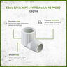 Sch 40 PVC 90 Degree Street Elbow 1/2 in. MIPT x FIPT