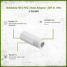Sch 40 PVC Male Adapter 3/4 in. MHT x Socket