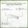 Spears PVC Expansion Repair Coupling 1-1/4 in. Spigot x Socket