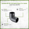 Sch 80 PVC 90 Degree Elbow 3 in. Socket
