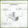 Sch 40 PVC Reducing Tee 1-1/2 in. x 1 in. Socket