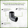Sch 80 PVC 90 Degree Elbow 2-1/2 in. Socket