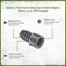 Poly Insert Reducing Female Adapter 3/4 in. x 1 in. FIPT x Insert