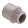 Sch 40 UV Resistant PVC Male Adapter 1-1/4 in. MIPT x Socket