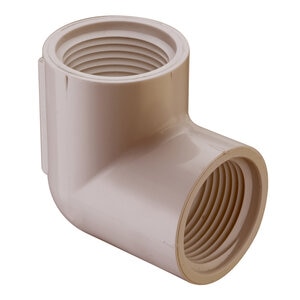 Sch 40 UV Resistant PVC 90 Degree Elbow 1/2 in. FIPT