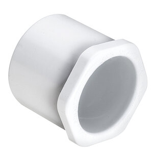 Sch 40 PVC Reducer Bushing Flush Style 8 in. x 4 in. Spigot x Socket