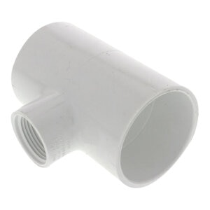 Sch 40 PVC Reducing Tee 2 in. x 1 in. Socket x FIPT