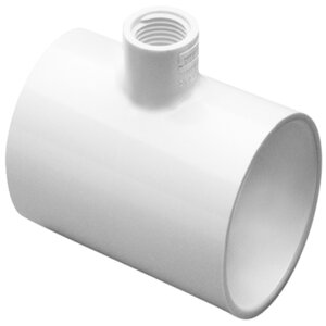 Sch 40 PVC Reducing Tee 2-1/2 in. x 3/4 in. Socket x FIPT