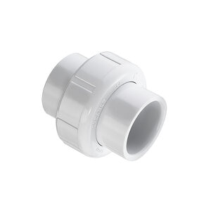 Sch 40 PVC Union 1/2 in. Socket w/ Buna-N O-Rings