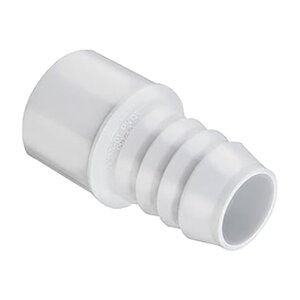 Spears Adapter White Sch 40 PVC 1-1/4 in. Insert x Spigot