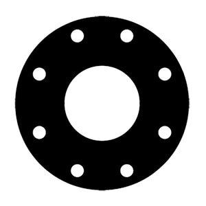 Spears Full Faced Flange Gasket EPDM 6 in.