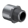Sch 80 PVC Male Adapter 3 in. MIPT x Socket