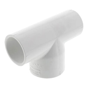 Sch 40 PVC Reducing Tee 3/4 in. x 1 in. Socket