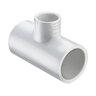 Spears Reducing Tee PVC Whire 1 in. x 1-1/2 in. Socket