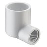 Sch 40 PVC 90 Degree Reducing Elbow 1-1/2 in. x 1 in. Socket x FIPT