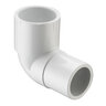 Sch 40 PVC 90 Degree Street Elbow 3 in. Spigot x Socket