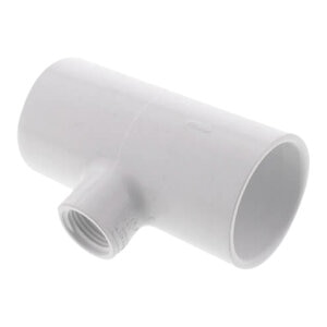 Sch 40 PVC Reducing Tee 1-1/4 in. x 1/2 in. Socket x FIPT