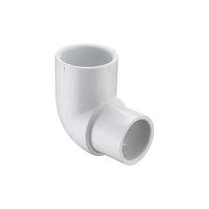 Spears Schedule 40 Reducing PVC Elbow 90 Degree Soc 1-1/4 in. x 1 in.