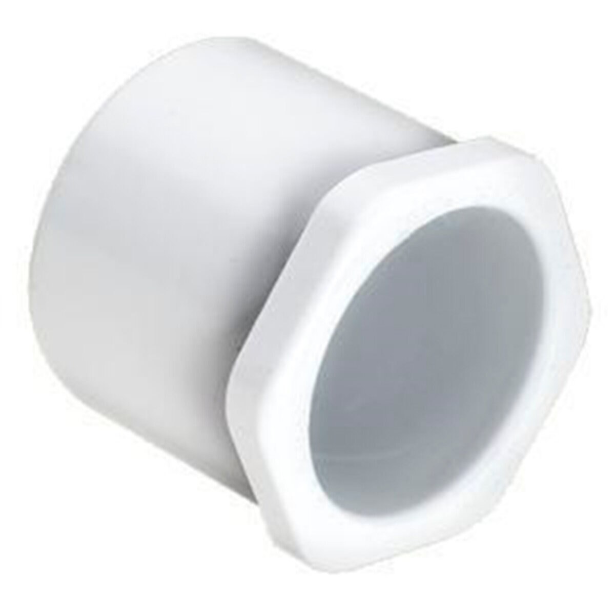 Sch 40 PVC Reducer Bushing Flush Style 6 in. x 4 in. Spigot x Socket ...