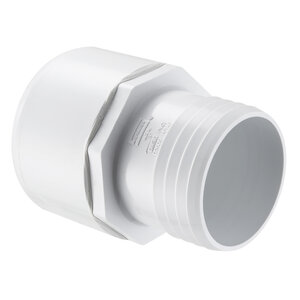 Sch 40 PVC Insert Adapter 1-1/2 in. Insert x Spigot