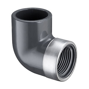 Spears Elbow PVC 90 Degree 3/4 in. Socket w/ Steel Ring