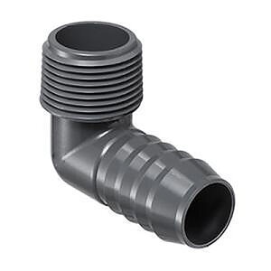 Poly Insert 90 Degree Combination Elbow 1 in. x 1 in. Insert x MIPT