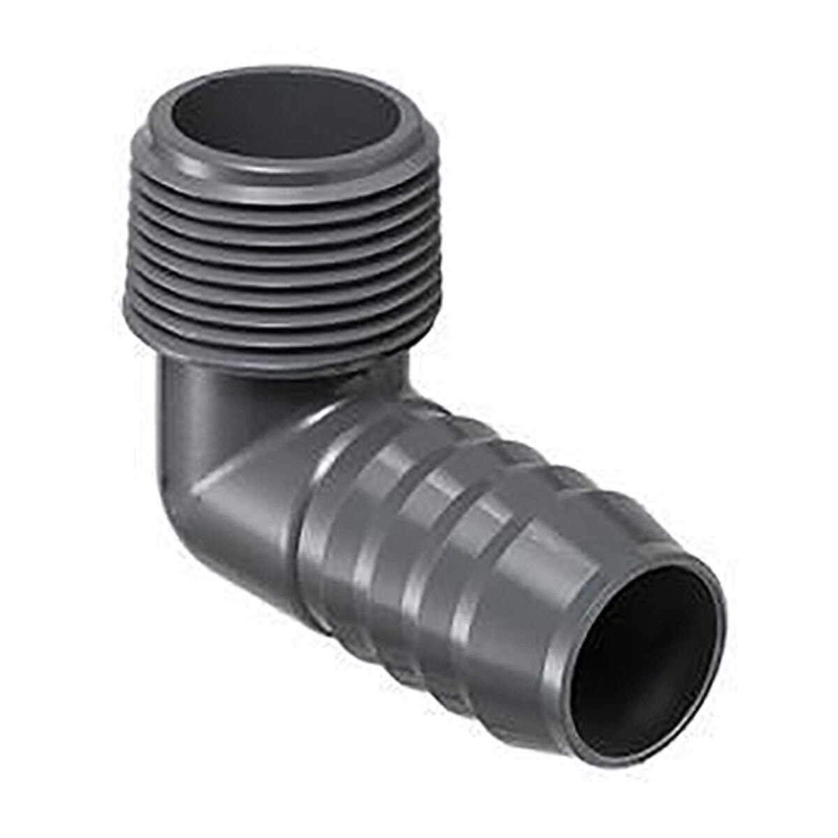 Poly Insert 90 Degree Combination Elbow 1 in. x 1 in. Insert x MIPT ...