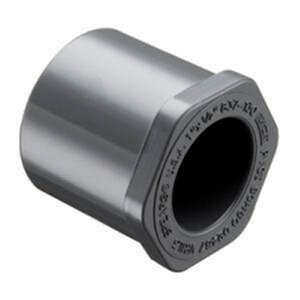 Sch 80 PVC Reducer Bushing Flush Style 2 in. x 1-1/2 in. Spigot x Socket