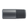 Spears Toe Nipple Gray Sch 80 PVC 3/4 in. x 12 in. Threaded