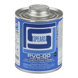 Spears PVC-00 Clear PVC Cement Low VOC Regular Body
