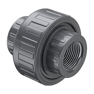 Sch 80 PVC Union 2000 1 in. FIPT w/ FKM O-Rings