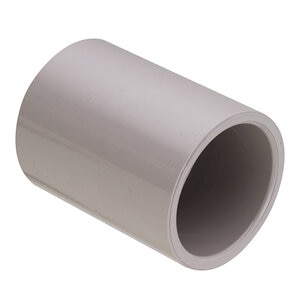Sch 40 UV Resistant PVC Coupling 2-1/2 in. Socket