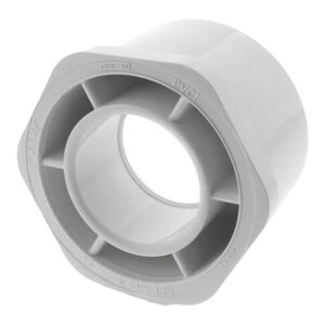 Sch 40 PVC Reducer Bushing Flush Style 3 in. x 1-1/2 in. Spigot x Socket