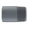 Sch 80 PVC Nipple 2 1/2 in. x 12 in. MIPT Threaded One End