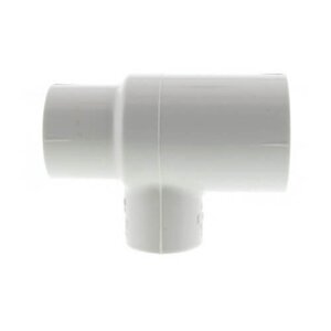 1 in. x 3/4 in. x 1/2 in. Red Tee Soc PVC Fitting