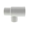 1 in. x 3/4 in. x 1/2 in. Red Tee Soc PVC Fitting