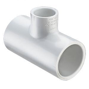 Sch 40 PVC Reducing Tee 3 in. x 2 in. Socket