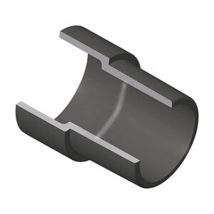 Spears Pipe Extender Black Class 200 PVC 1 in. Spigot x Spigot 