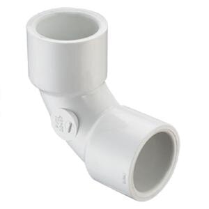 Sch 40 PVC 90 Degree Sweep Elbow 2 in. Socket