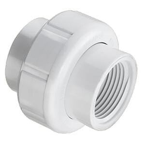 Spears Schedule 40 PVC Union Valve 1 in. FIPT w/ Buna-N O-Rings