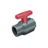 Spears Compact PVC Ball Valve 1-1/2 in. Socket w/ FKM O-Ring