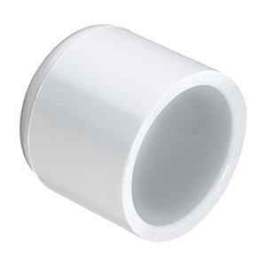 10 PVC Dome Cap Soc Sch 40 Fab