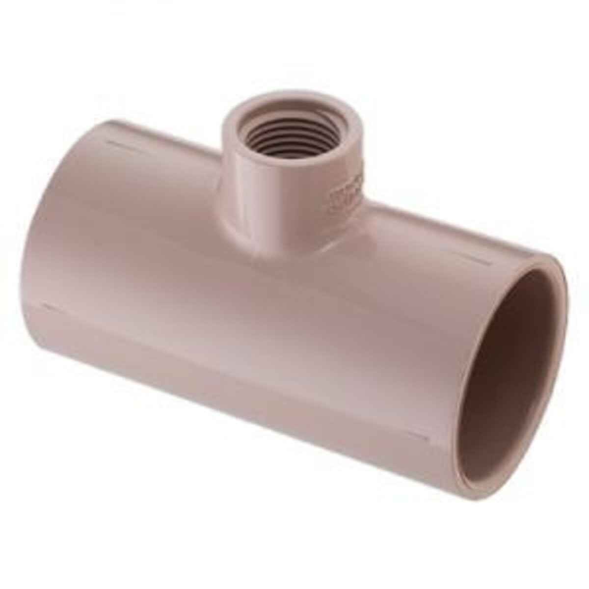 Sch 40 UV Resistant PVC Reducing Tee 1 in. x 1/2 in. Socket x FIPT ...