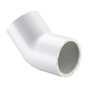 Spears Elbow White Sch 40 PVC 10 in. 