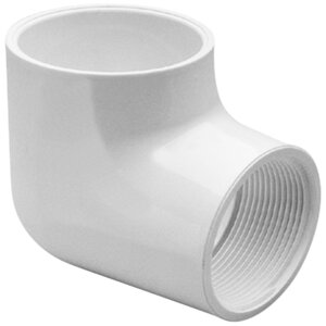 Sch 40 PVC 90 Degree Elbow 1-1/2 in. Socket x FIPT