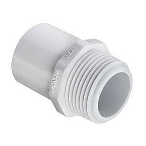 Spears Male Adapter Sch 40 PVC 1-1/2 in. Spigot x Mpt