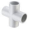 Sch 40 PVC Cross Fabricated 6 in. Socket